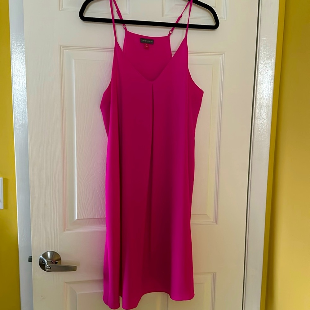 Hot pink dress